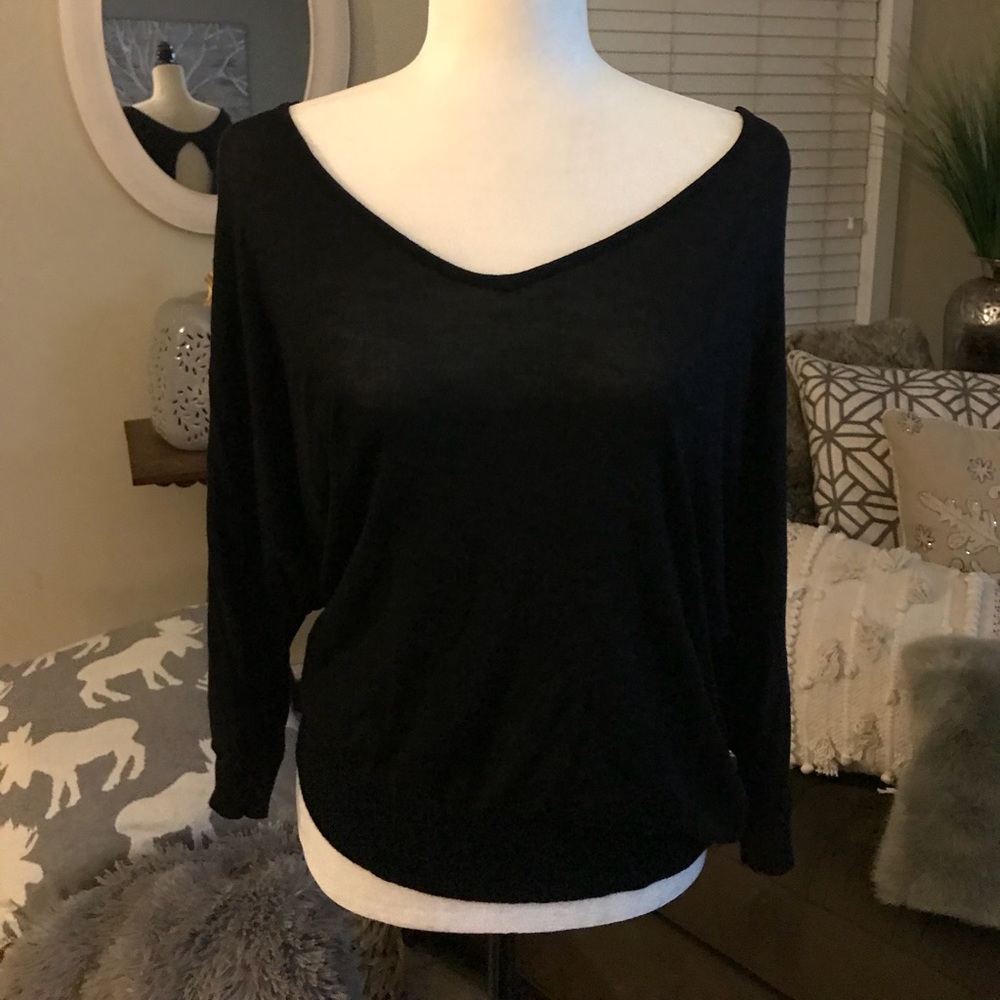 Express open back sweater